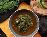 सुवा भाजी सब्ज़ी (recipe of dill leaves sabzi in Hindi) रेसिपी चरण 6 फोटो
