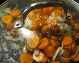 A picture of step 7 of Poke meets Congee.