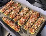 Une image de l'étape 6 de Courgettes blanches façon bruschetta.