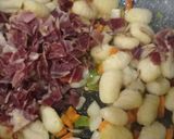 Foto del paso 2 de la receta: Ñoquis con jamón
