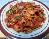 Foto langkah ke 5 dari resep 56.Tumis kulit melinjo.