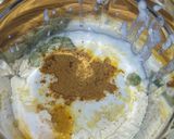 A picture of step 3 of Masala Khandvi.