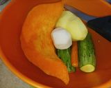 صورة لخطوة 2 من وصفة كسكس القمح بالخضار واللحم لذيذ جدا ومفيد جدا للصحة