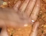 A picture of step 3 of Poha potato cutlet.