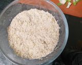 A picture of step 1 of Oats khichdi.