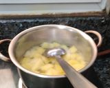 A picture of step 1 of MIXED FRUIT CUSTARD with APPLE PUREE...