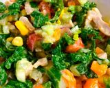 Hình bước làm 3 của món Salad trộn thịt lợn dễ làm.ăn vừa ngon mát lại giúp đẹp da