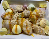 Foto del paso 1 de la receta: Pollo marinado con verduras