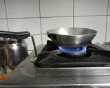 A picture of step 1 of Suji Ka Halwa.
