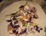 A picture of step 3 of Sprout paratha.
