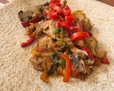Φωτογραφία βήματος 8 της συνταγής Fajitas με κοτόπουλο
