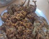 A picture of step 5 of Brinjal(small) fry.