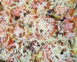 Foto langkah ke 4 dari resep Flammkuchen Roti Tawar.