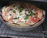 A picture of step 2 of Briam Traditonal Greek roasted vegetables.