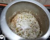 A picture of step 2 of Steam moong pulao.