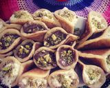 صورة لخطوة 1 من وصفة قطايف بالنوتيلا والقشطه