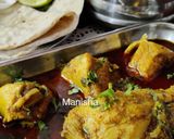 A picture of step 19 of Kolhapuri Tambda Rassa (Maharashtrian Cuisine).