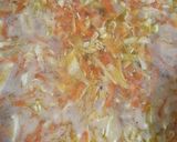 A picture of step 3 of Hot and sour soup.