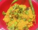 A picture of step 4 of Vegetables Upma.