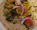 Instant paneer tikka masala roll recipe step 5 photo