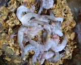 Foto langkah ke 5 dari resep Botok Jantung Pisang & Udang.