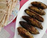 A picture of step 10 of Besan stuffed karela(bitter gourds).