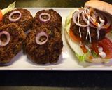 A picture of step 4 of Beef ‘n ‘ bean burgers.