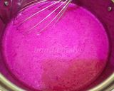 Foto langkah ke 4 dari resep Puding Susu Buah Naga.