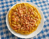 Foto del paso 4 de la receta: Tortilla vaga de gambas al ajillo