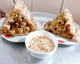 Hình bước làm 6 của món Bánh đa nem rán^^