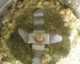 A picture of step 1 of Moth-bajra-methi thalipith.