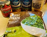 A picture of step 3 of Crockpot Creamy Spinach Chicken 🐔Soup 🥣.