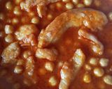 Foto del paso 6 de la receta: Potaje de garbanzos de bacalao con tomate 🍅🐟