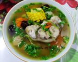 Hình bước làm 3 của món Canh giò heo hầm khoai tây cà rốt