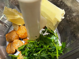 Crema de ajo y perejil