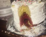 A picture of step 3 of Red velvet cake🎂.