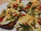 Bruschettas vegetarianas