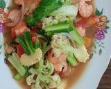 Foto langkah ke 4 dari resep Capcay tofu udang.
