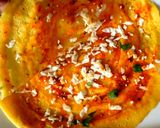 A picture of step 7 of Schezwan Moong Dal Chila.