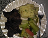 Foto del paso 4 de la receta: Asada y puré de papas....🇸🇻