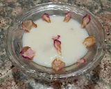 A picture of step 6 of Rose phirni.
