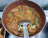 A picture of step 2 of Kasuri Methi Baingan Masala.