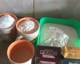 A picture of step 1 of Choco vanilla pinwheel.