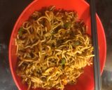 A picture of step 7 of Chowmein Maggi.