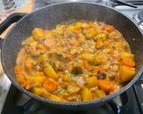 Une image de l'étape 29 de Sauté de porc mijoté au curry avec des légumes.