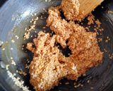 A picture of step 3 of Quick Til / sesame chikki.