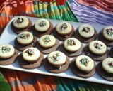 Teraszos linzer, csokis-nutellás krémmel, gluténmentesen recept fázis 6 fotója