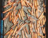 Une image de l'étape 6 de Frites maison au four.