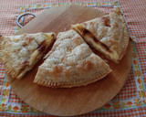 Foto del paso 17 de la receta: Masa de hojaldre sin gluten con pollo, queso y sirope de agave