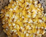 A picture of step 2 of Corn rice.
